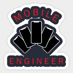 mobile engineer smartphone technician Sticker